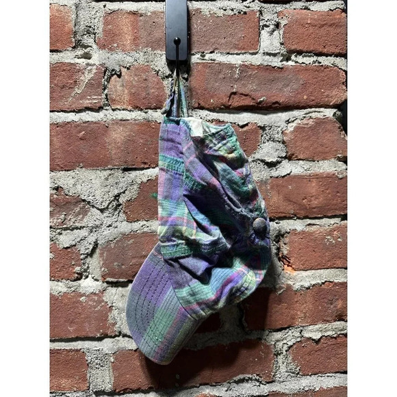 Vintage American Eagle Plaid hat - Picture 2 of 9